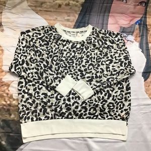 NEW PINK Victoria’s Secret Cheetah Legging Crew L